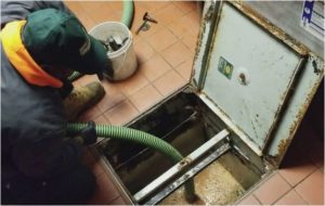 Grease trap cleaning in Pharr